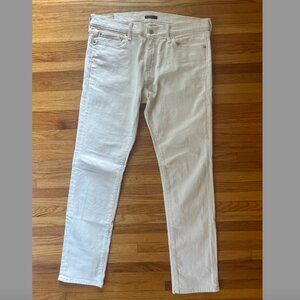 A&F Men's Skinny Jean in Ecru, 34x32